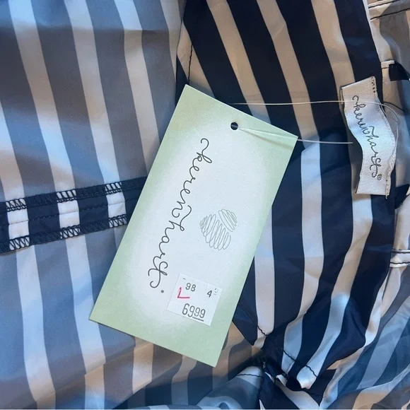 KEREN hart Navy and White Striped Jacket - Picture 4 of 5